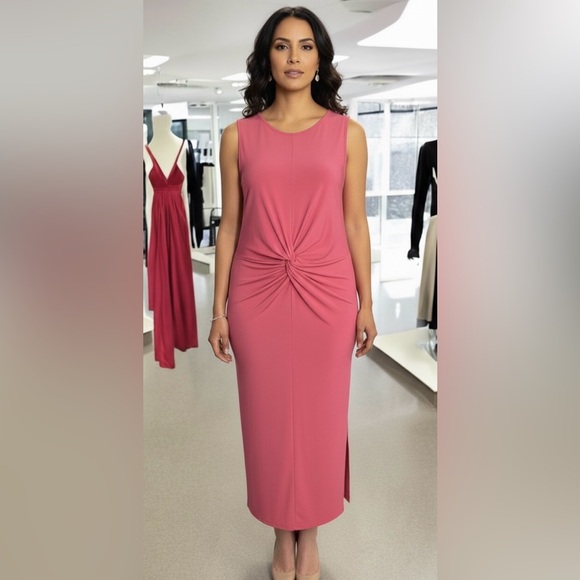 BROOKE SHIELDS TIMELESS Dresses & Skirts - BROOKE SHIELDS TIMELESS Twist Front Sleeveless Maxi Dress LIKE NEW